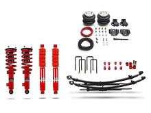 Zvýšený podvozek pro extra velké zatížení a tažení Mitsubishi L200 2006-2015 s přídavnými měchy