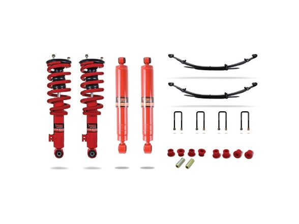 Sada pro zvýšení Nissan Navara D40 lift kit +4,5cm vylepšená jízda a sestavené vzpěry.